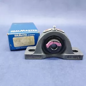Cuscinetto blocchetto cuscino 1/2" Sealmaster NP-8 nuovo parte scatola aperta # 7001727 Morse Ind. - Foto 1 di 6