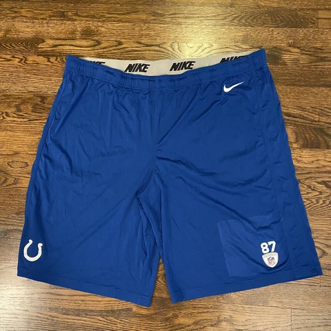 REGGIE WAYNE #87 Team Issued Nike Indianapolis Colts On Field Shorts XLT Cover