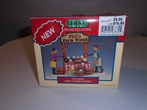 Lemax Christmas Village Collection--Phil's Farm Stand--Released in 2000 - Picture 1 of 9