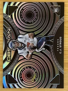 CASE HIT- 2023 Panini Obsidian TUNNEL VISION C.J. STROUD #2 #/135 RC TEXANS - Picture 1 of 2