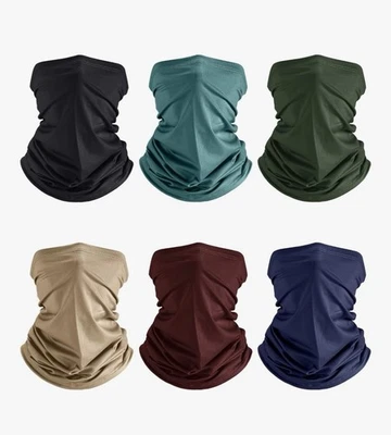 6x Protección UV Enfriamiento Cuello Polaina Máscara Facial Bufanda Transpirable Bandana Cabeza T16 Foto 1 de 4
