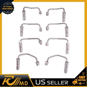 8X LÍNEAS DE INYECTOR DE COMBUSTIBLE PARA 01-04 CHEVROLET SILVERADO GMC SIERRA DURAMAX 6,6 LB7 - Imagen 1 de 17