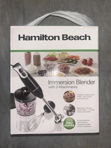 Hamilton Beach Stabmixer mit 3 Aufsätzen Neu 2 Geschwindigkeiten Modell:59745 - Bild 1 von 7