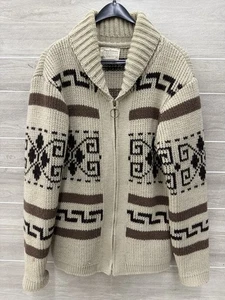 Vintage 70s Pendleton Original Westerley Big Lebowski Sweater Cardigan Talon Zip - Picture 1 of 10