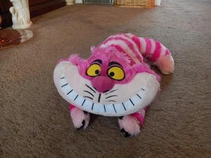 "Felpa de gato de Cheshire de Alicia en el país de las maravillas de Disney Store 11"" suave" - Imagen 1 de 11