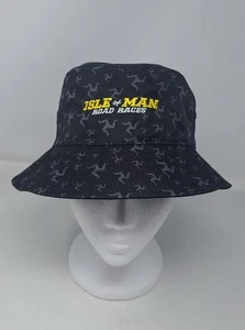 ISLE OF MAN TT ROAD RACES THREE LEGS BUCKET HAT ONE SIZE - Picture 1 of 2