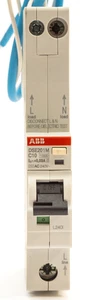 ABB 10 AMP 10A C10 CURVE C 10kA 30mA RCBO TYPE AC DSE201 M 2CSR275051R1104 - Picture 1 of 8