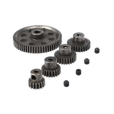 Steel 17-64T Spur Differential Gear Motor Pinion Cogs For HSP 1/10 RC Car - image 1 of 4