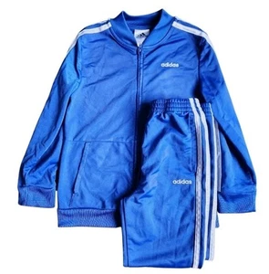 Adidas Navy Blue Track Suit Kid's Size 7 EUC - Picture 1 of 8