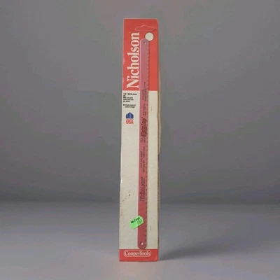 Hoja de sierra de calar vintage NICHOLSON Bi Metaloy 62837  Foto 1 de 2