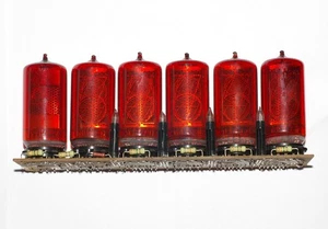 6pcs Z566M+Z567M+socket+74141 RFT Nixie Tubes RED Neon Tube Z5660M/ZM1040 TESTED - Picture 1 of 5