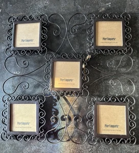 14 X 14 Pier 1 Black Metal Picture Frame ~ Wall Decor - Picture 1 of 2