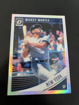 Panini Donruss Optic 2018 - Mickey Mantle #165 Holo Prizm "Mickey Mantle" Foto 1 de 2
