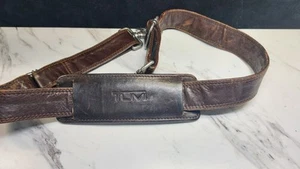 TUMI Vintage luggage Briefcase Strap Leather REPLACEMENT shoulder STRAP See Pic - Picture 1 of 9