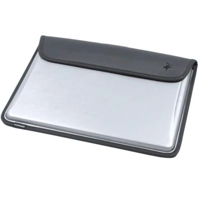 10" Tablet Case for iPad, Galaxy - Sleeve in Silver Grey Wallet - Crosskase Edge - Image 1 of 4