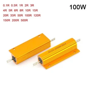 Rx24 100W High Power Metal Aluminium Shell Resistor Values in Range 0.1R-500R - Picture 1 of 5