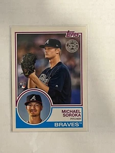 Michael Soroka Atlanta Braves 2018 Topps Update 1983 Topps #83-48 - Picture 1 of 2