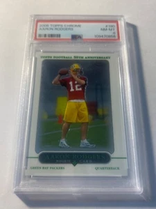2005 Topps Chrome #190 Aaron Rodgers RC Rookie PSA 8 Near Mint - Picture 1 of 4