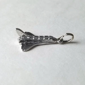 Space Shuttle Sterling Silver Charm Kennedy Space Center - Picture 1 of 2