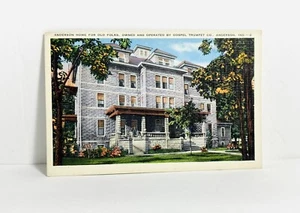 INDIANA Anderson’s Home for Old Folks Gospel Trumpet Co Retirement VTG Postcard - Picture 1 of 2