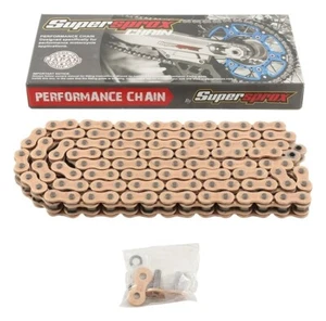 Supersprox Racing Chain - Gold - 120 Links - 520EXT - Picture 1 of 1