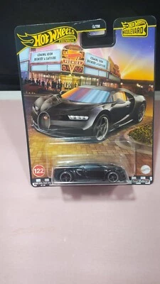 Hot Wheels Premium '16 Bugatti Chiron Hot Wheels Boulevard #122 Real Riders New - Image 1 of 2