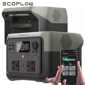 ECOFLOW River 2 Max Power Station 512Wh X-boost 1000W Portable Solar Generator - Picture 1 of 15