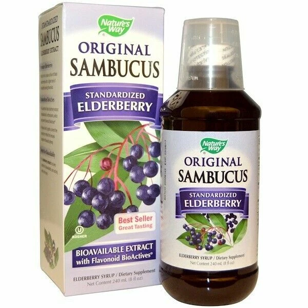 Nature's Way Sambucus Elderberry Original Syrup - 8oz