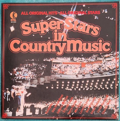 SuperStars In Country Music 1978 K-Tel Vinyl LP - Freddy Fender, Linda Ronstadt - Image 1 of 4