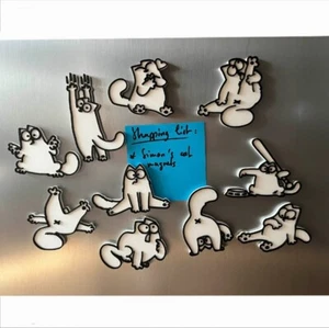 Simon´s Cat Katze Magnet 10er Set Simons Cat Simons Merch Simons Katze Simon's - Bild 1 von 1