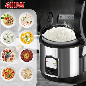 400W Reiskocher Dampfgarer Rice Cooker Antihaft Warmhaltefunktion - Bild 1 von 11