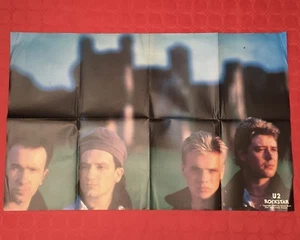 U2 + Duran Vintage Double Sided Poster 1985 CM 85 x 55 Ausgezeichnet Condition - Bild 1 von 2