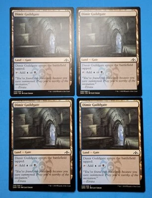 4x Dimir Guildgate B Guilds of Ravnica Mtg Magic Card Dual Land Gate Mana 246 - Image 1 of 4