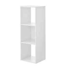 11" 3-Cube Storage Organizer, White