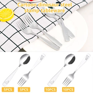 10/20Pcs Toddler Silverware Set Rustproof Kids Utensil Set Children Silverware( - Picture 1 of 14