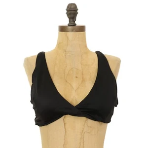 Traje de baño ANDIE The Belmar Top L negro separado básico #AT207 NUEVO etiqueta B58 - Imagen 1 de 6