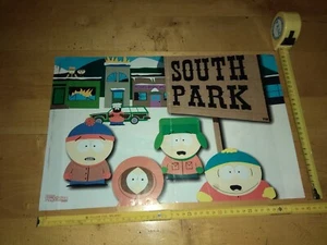 Old Vintage Promo Poster 43X30 South Park & V-Rally 2 Game Playstation - Picture 1 of 2