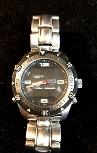 Rare Dakota Aviator Pilot Watch Chronograph 330 WR Analog/Digital NEW BATTERY - Picture 1 of 11