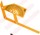  PRECISION GAUGE TWO ARM INSIDE OUTSIDE ANGLE PROTRACTOR FINDER TOOL