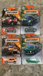 MATCHBOX lot of 4, Mini Cooper & Countryman Volkswagen Golf MK 1 , Karmann Ghia - Picture 1 of 5