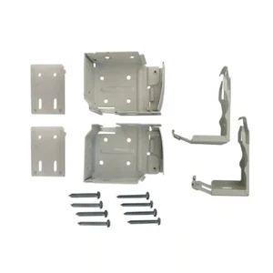 White Cordless Faux Wood Side Mounting Bracket Set: 2 in. and 2.5 in NEW - Picture 1 of 4