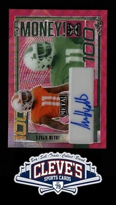 2023 LEAF METAL AUTO JALIN HYATT 3/4 PINK SHIMMER PRIZM - Picture 1 of 2