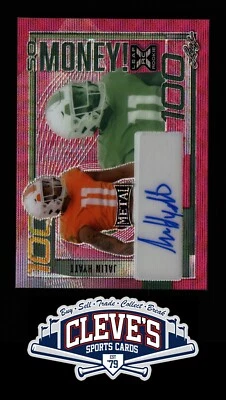 2023 LEAF METAL AUTO JALIN HYATT 3/4 PINK SHIMMER PRIZM - Image 1 of 2