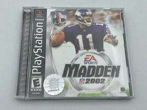 Madden NFL 2002 Sony PlayStation 1 2001 CIB Complete Video Game Tested PS1 - Picture 1 of 5