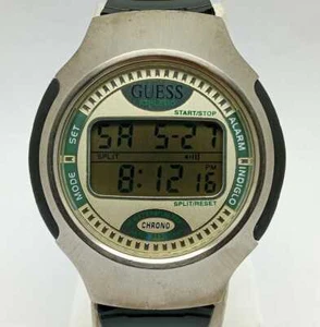 Guess Athletic Quartz Alarm Chrono Digital Vintage Men’s Watch - Picture 1 of 10