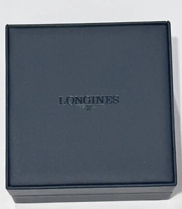 Longines box original dark blue leather LONGINES box for Gents - Picture 1 of 4
