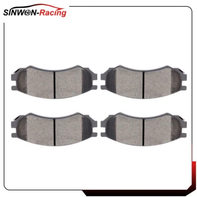4PCS FRONT Performance Ceramic Brake Pads For Saturn SC1/SC2/SL/SL1/SL2/SW1/SW2 - Image 1 of 4