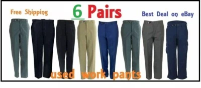 5 Pares de Pantalones de Trabajo - USADOS - Excelente Estado - Mejor Precio - Envío GRATIS Foto 1 de 2