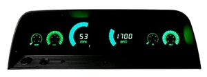 64-66 Chevy Truck LED Digital Bargraph Gauge Cluster GREEN LED - Picture 1 of 12
