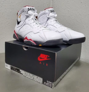 NIKE AIR JORDAN 7 RETRO WHITE-BLACK-CARDINAL RED(CU9307106) MENS SNEAKERS SZ:11 - Picture 1 of 16